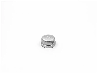 Tapa de tub rodó de ferro mal·leable galvanitzat